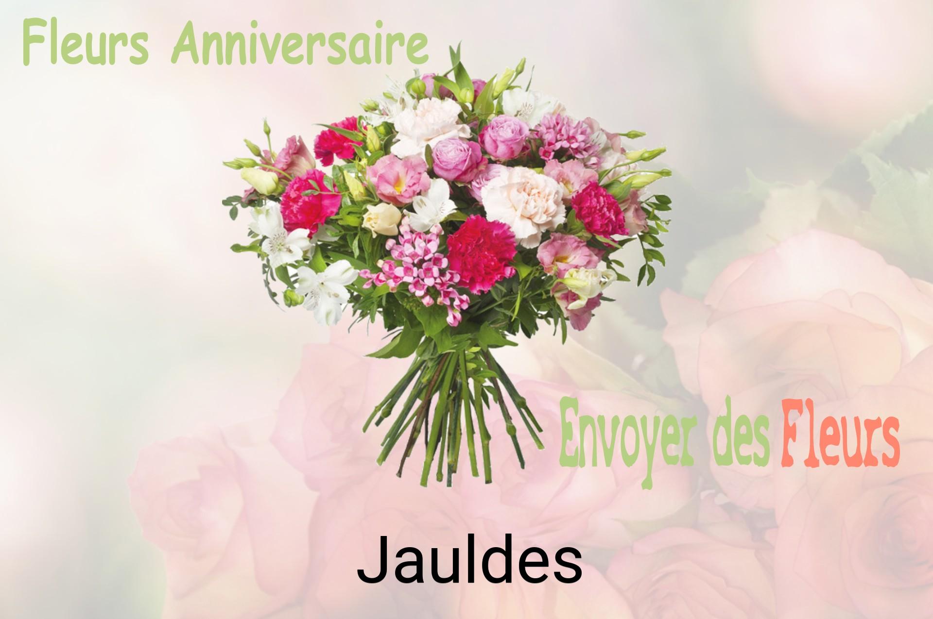 Bouquet de fleurs d’anniversaire livré à Jauldes