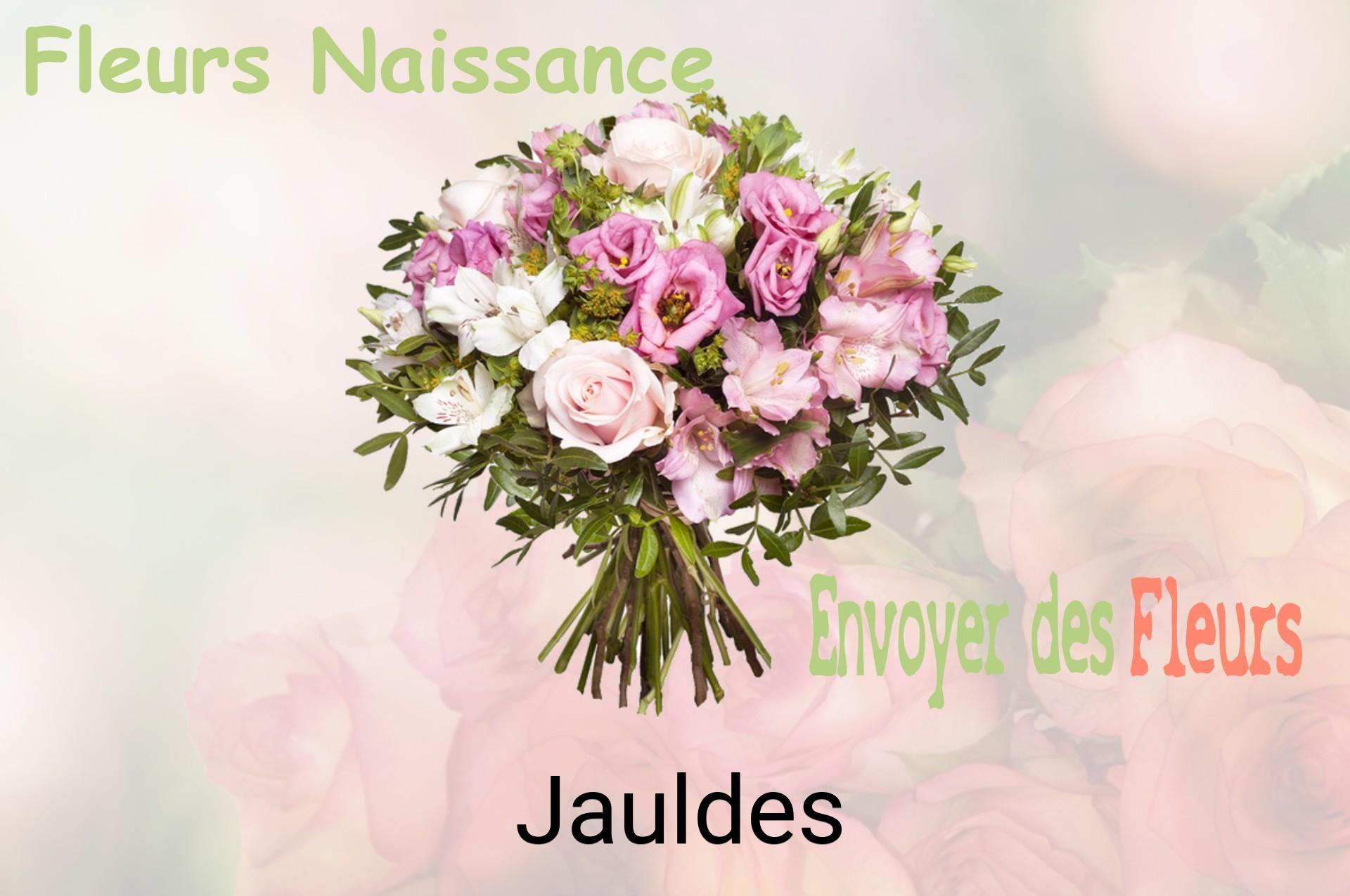 Bouquet de fleurs de naissance livré à Jauldes